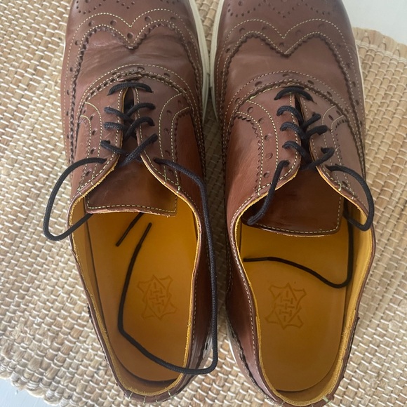 Men’s Undandy Wing Tip leather oxfords/ sneakers. Size 9 EU 42 - Picture 8 of 10